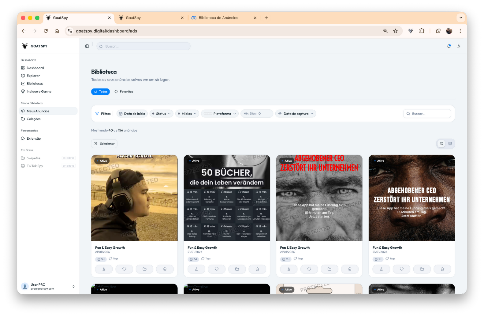 Organização em Pastas e Tags